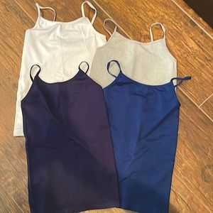 Lot of 4 girls tank tops size M